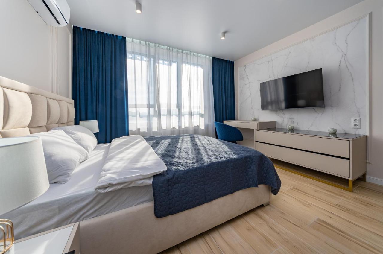 Flatrent Olympic Park, Метро Бориспільська Поруч! Kiev Exteriör bild