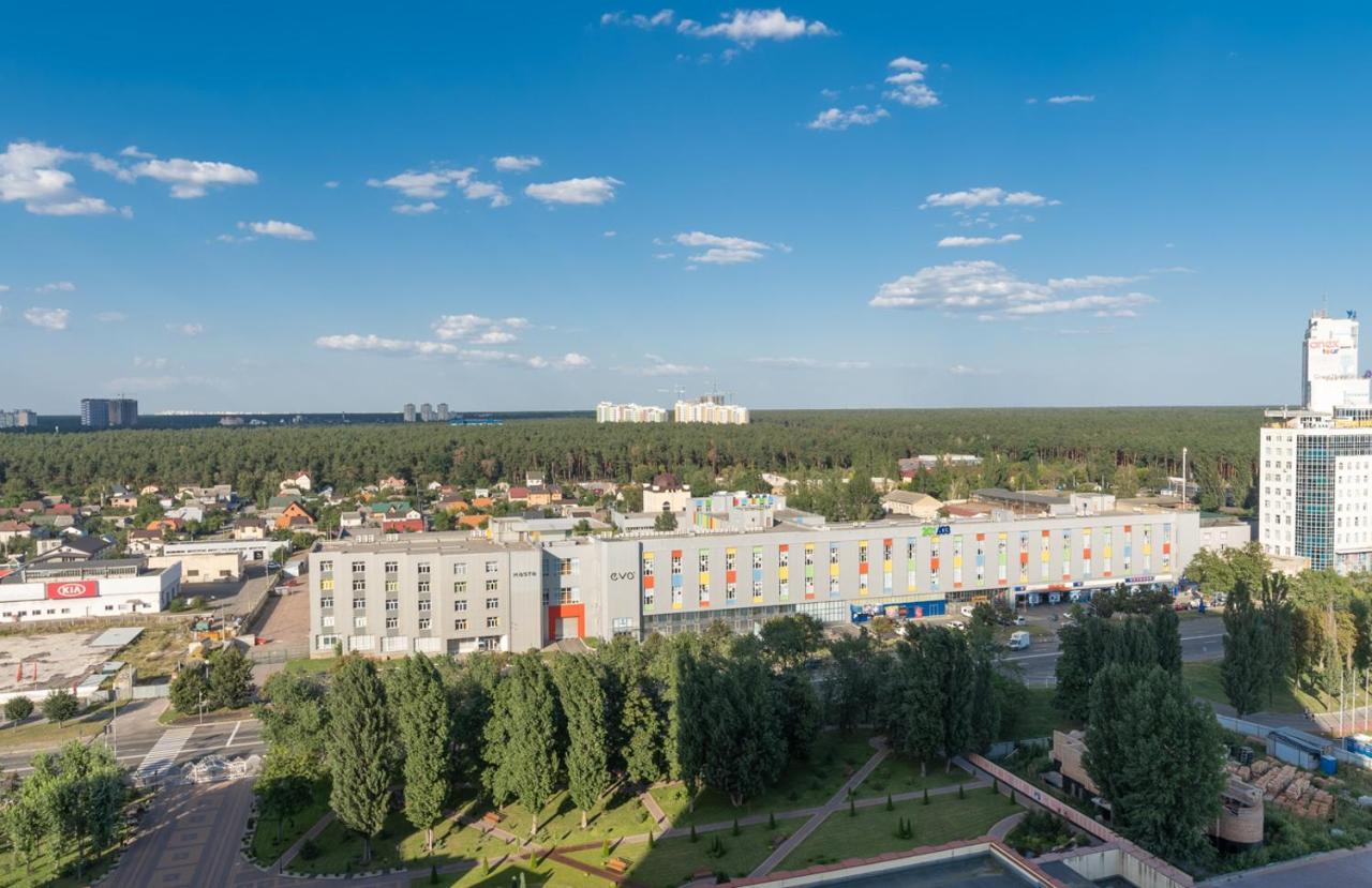 Flatrent Olympic Park, Метро Бориспільська Поруч! Kiev Exteriör bild