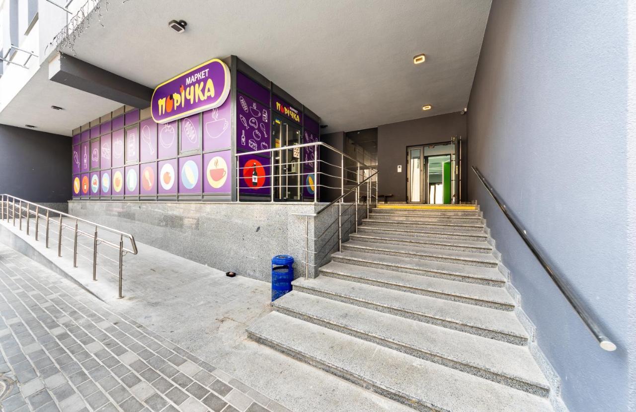 Flatrent Olympic Park, Метро Бориспільська Поруч! Kiev Exteriör bild